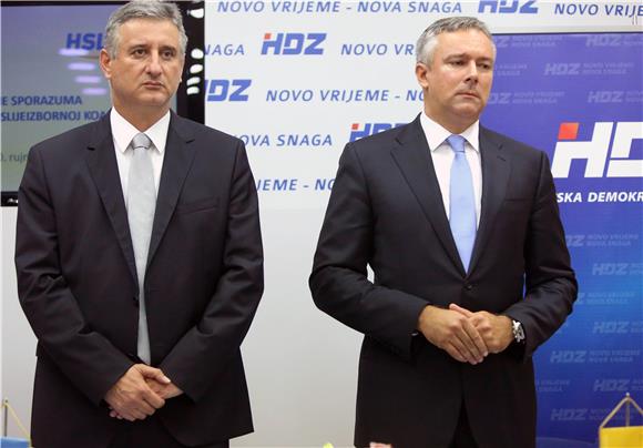 HDZ i HSLS potpisale koalicijski sporazum