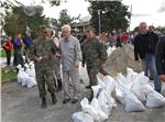 Josipović u poplavom ugroženom području u Karlovcu