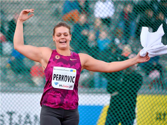 Croatia's discus thrower Sandra Perkovic third in Continental Cup championships