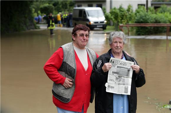 Klizište u Rudama presjeklo tok rijeke Gradne