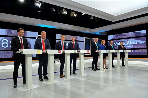 SWEDEN ELECTIONS DEBATE