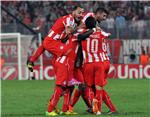 GREECE SOCCER CHAMPIONS LEAGUE OLYMPIACOS-CLUB ATLETICO DE MADRI