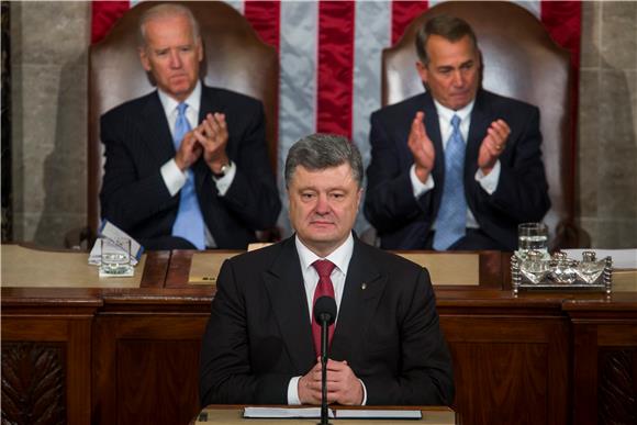 USA UKRAINE POROSHENKO CONGRESS