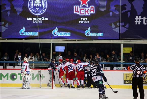 Utakmica 7. kola KHL: Medveščak-CSKA Moskva