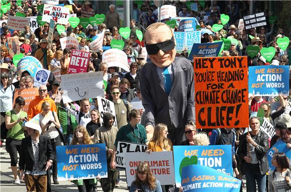 AUSTRALIA CLIMATE CHANGE PROTEST