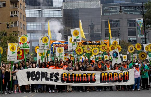 USA CLIMATE MARCH NEW YORK