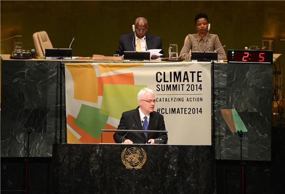 Predsjednik Josipović na međunarodnom summitu o klimatskim promjenama