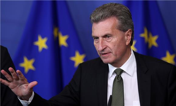 Oettinger: s Rusijom o energiji moramo pregovarati jedinstveno