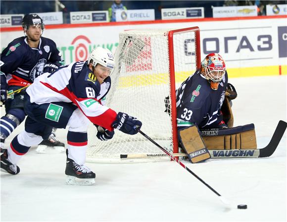 Utakmica 10. kola KHL lige: Medveščak-Slovan