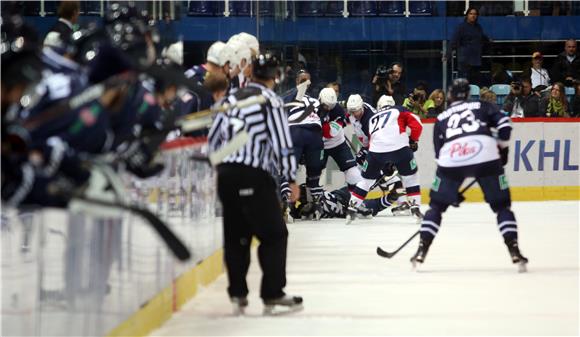 KHL: Medveščak - Slovan 1-3