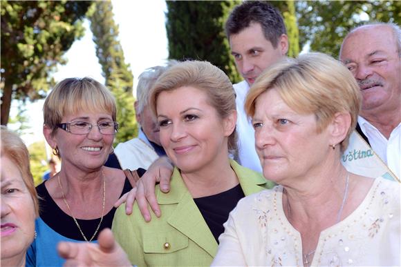 Kolinda Grabar Kitarović u Trilju