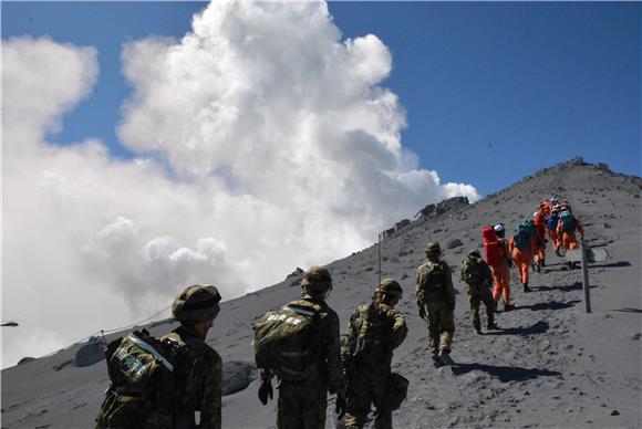 JAPAN VOLCANO ERUPTION