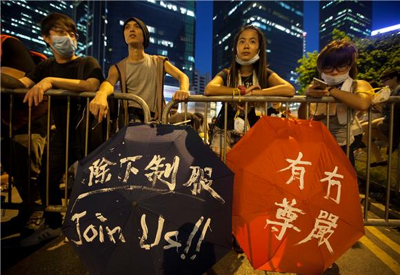 CHINA HONG KONG OCCUPY 