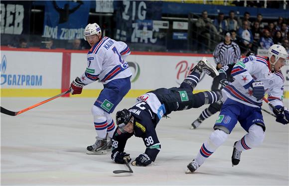 Medveščak i SKA Peterburg u KHL ligi