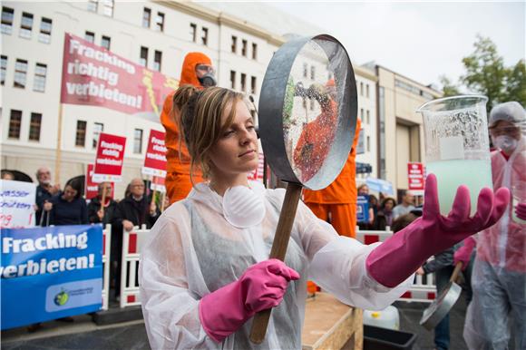 GERMANY ENERGY FRACKING PROTEST