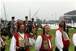 Sinjski alkari kod fontana u Zagrebu