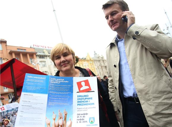 Danas završava skupljanje potpisa za referendum Inicijative "U ime obitelji"