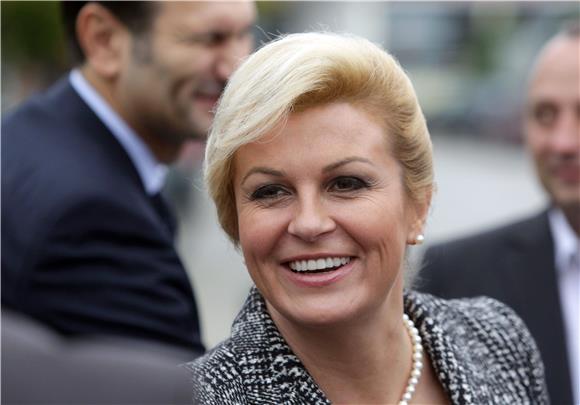 Kolinda Grabar Kitarović u Mariji Bistrici