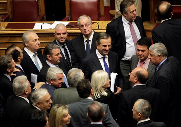 GREECE PARLIAMENT CONFIDENCE VOTE