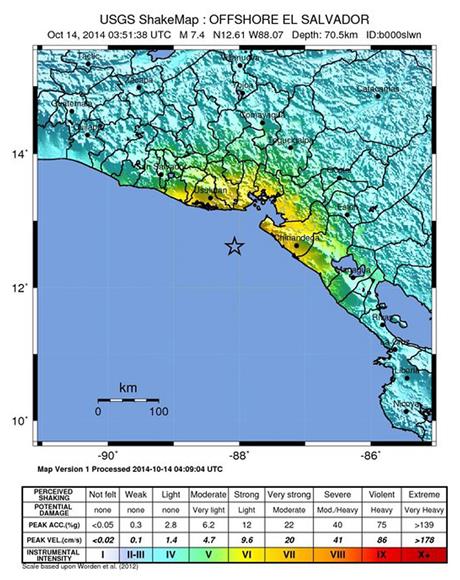 EL SAVADOR EARTHQUAKE