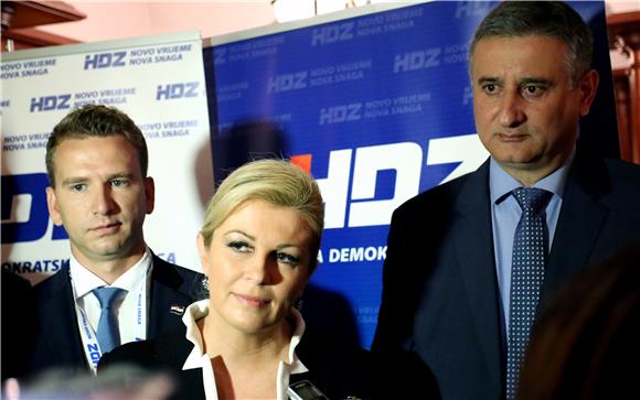 Karamarko i Grabar-Kitarović: Vlada nesposobna, Josipovićevo pismo demagoški štos