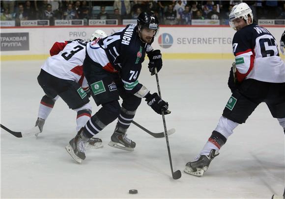 KHL: Medveščak - Slovan 14.10.2014 