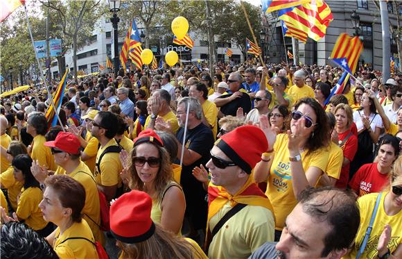 SPAIN CATALONIA INDEPENDENCE GATHERING