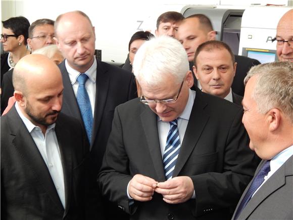 Josipović na otvorenju proizvodnog pogona obrta 'Josip Pleško'