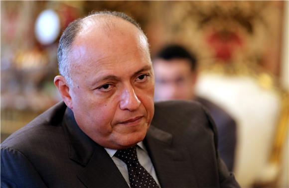 EGYPT FOREIGN MINISTER SAMEH SHOUKRYI