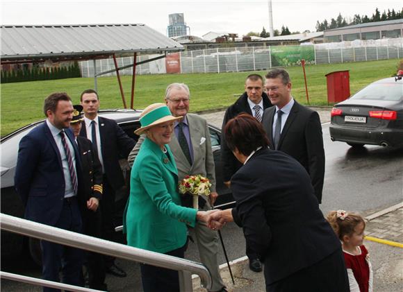 Danska kraljica u tvornici Hartmann u Koprivnici 