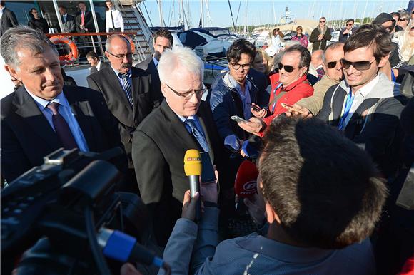 Predsjednik Josipović obišao 'Biograd Boat Show'