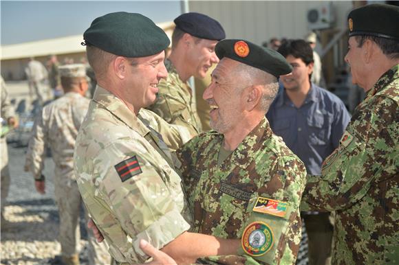 AFGHANISTAN BRITAIN US MILITARY BASE HANDOVER