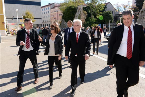 Predsjednik Josipović na obilježavanju 70. obljetnice Dana oslobođenja Splita od fašizma