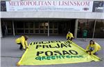 Prosvjedna akcija Greenpeacea protiv izgradnje Plomina C