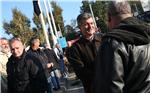 Presidential candidate Kujundzic visits protesting veterans, calls for early election