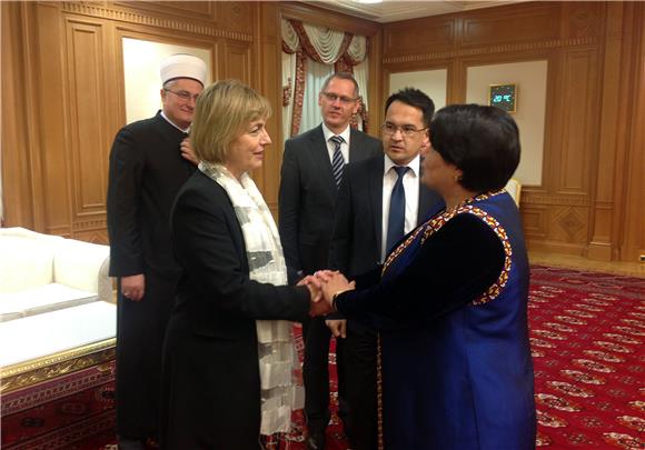 Croatian foreign minister concludes two-day visit to Turkmenistan