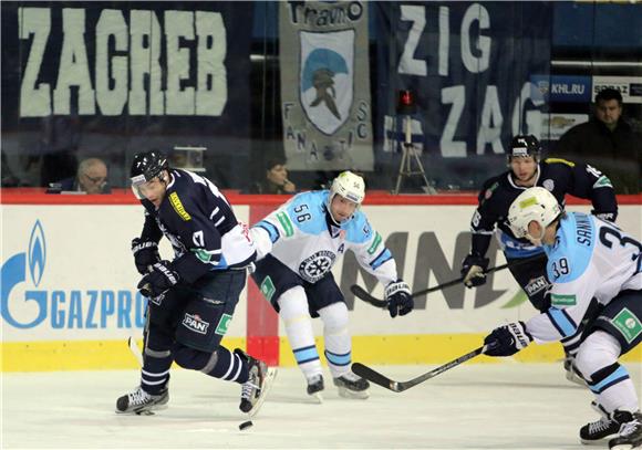 Utakmica 23. kola KHL lige: Medveščak-Sibir