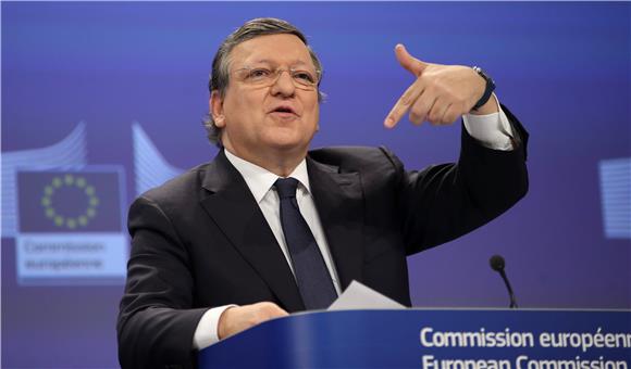 BELGIUM EU COMMISSION LAST PRESS BRIEFING OF BARROSO