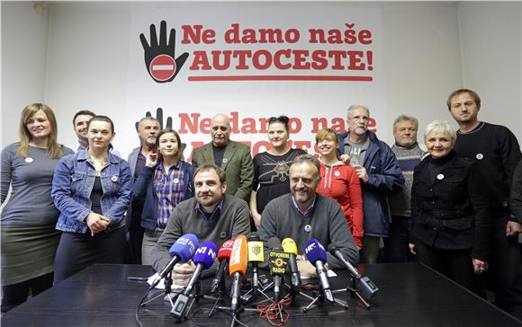 Konferencija za novinare inicijative ''Ne damo naše autoceste''