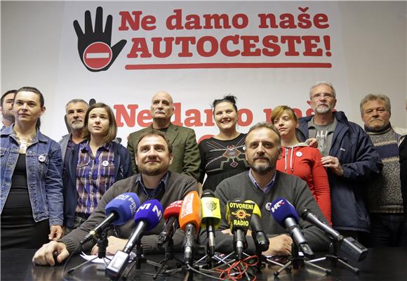 Konferencija za novinare inicijative ''Ne damo naše autoceste''