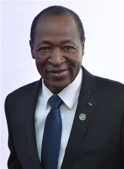 FILE BELGIUM BURKINA FASO PRESIDENT