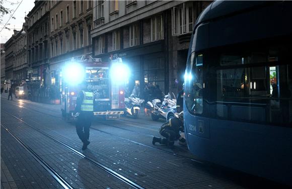 Tramvaj naletio na pješaka u Jurišićevoj ulici