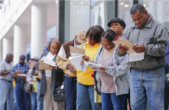 USA ELECTIONS GEORGIA EARLY VOTING