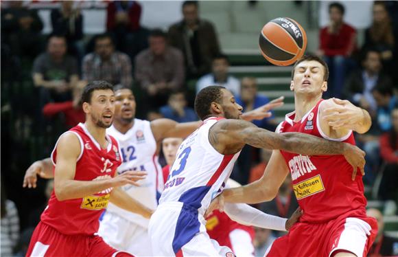 Utakmica 3. kola košarkaške Eurolige: Cedevita-CSKA