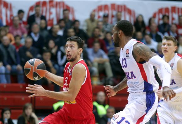 Utakmica 3. kola košarkaške Eurolige: Cedevita-CSKA