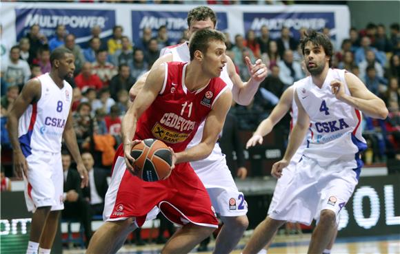 Utakmica 3. kola košarkaške Eurolige: Cedevita-CSKA