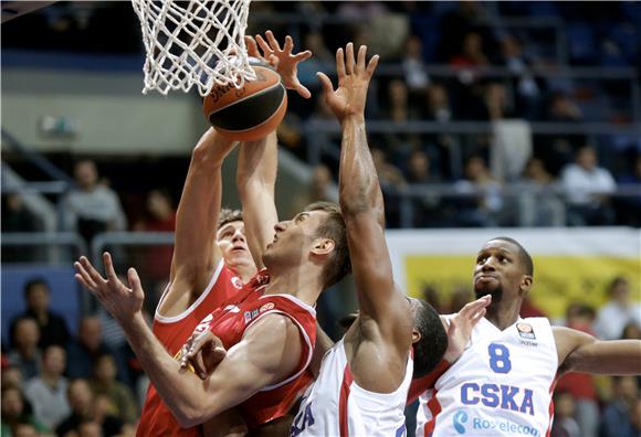 Utakmica 3. kola košarkaške Eurolige: Cedevita-CSKA