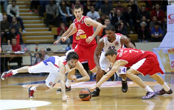 Utakmica 3. kola košarkaške Eurolige: Cedevita-CSKA