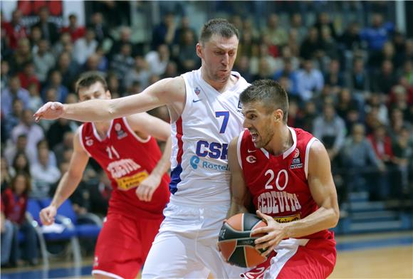 Utakmica 3. kola košarkaške Eurolige: Cedevita-CSKA