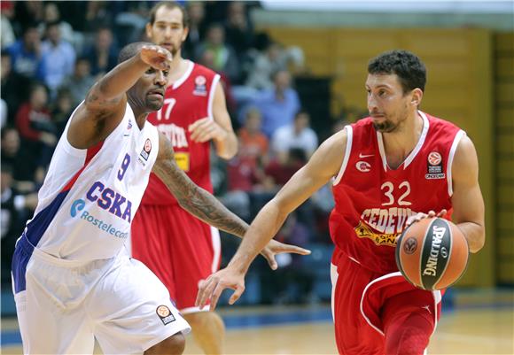 Utakmica 3. kola košarkaške Eurolige: Cedevita-CSKA